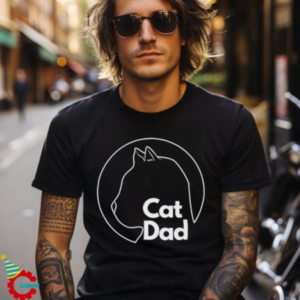 Cat Dad Shirt The Catfather Cat Owner Cat lover gift Funny Men Cat T shirts