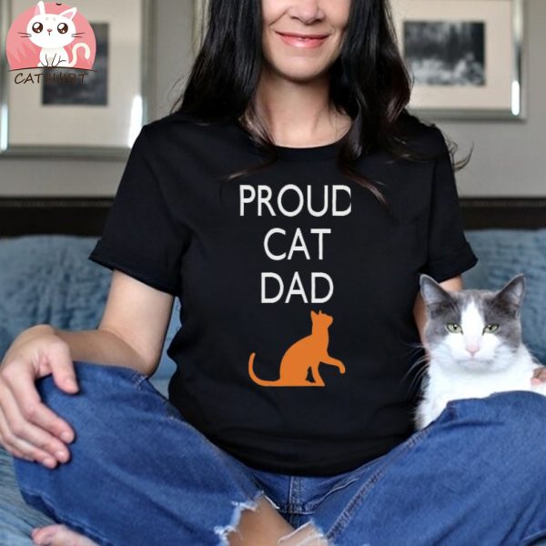 Cat Dad T Shirt