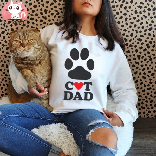 Cat Dad t shirt, Funny Cat Dad t shirt, Cat t shirt, gift for dad, gift for brother, cat lover shirt, cat life shirt