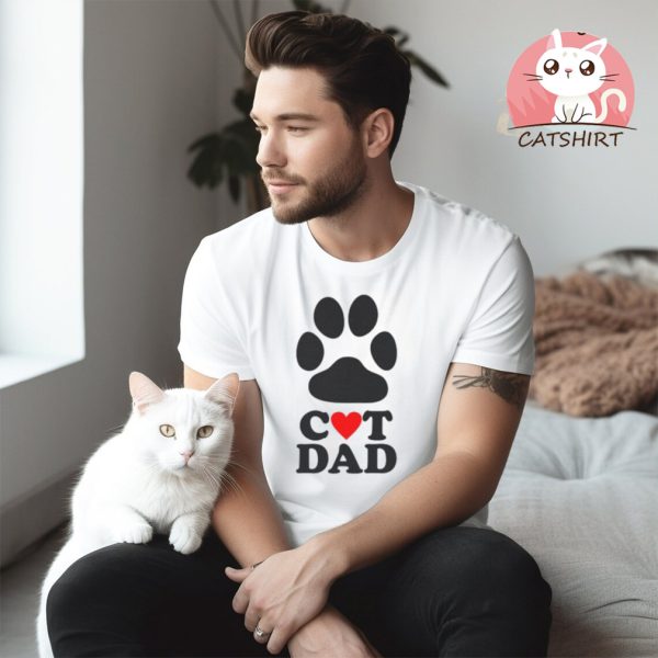 Cat Dad t shirt, Funny Cat Dad t shirt, Cat t shirt, gift for dad, gift for brother, cat lover shirt, cat life shirt