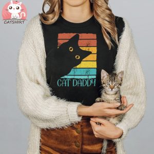 Cat Daddy Vintage design SVG PNG, sublimation , Vector graphic, Cat Lover T Shirt