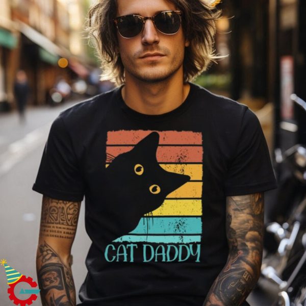 Cat Daddy Vintage design SVG PNG, sublimation , Vector graphic, Cat Lover T Shirt