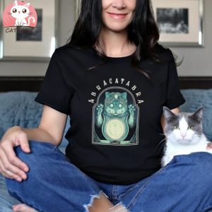 Cat Fortune Teller Boyfriend Fit Girls T Shirt