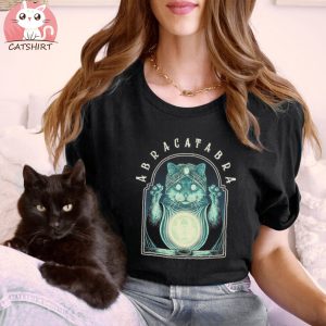 Cat Fortune Teller Boyfriend Fit Girls T Shirt