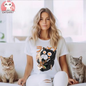 Cat Love Ramen T Shirt