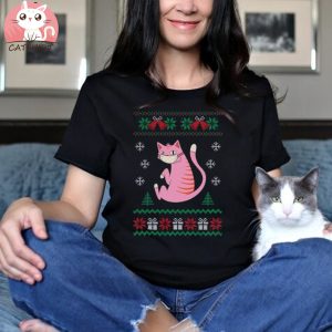 Cat Mask Christmas Sweater