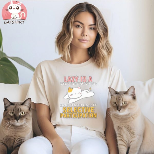 Cat Mom Sweatshirt, Funny Lazy Cat Shirt