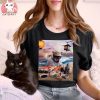 Cat Ramen On Beach T Shirt