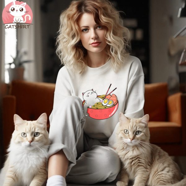 Cat Ramen T Shirt