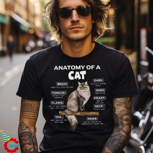 Cat Shirt, Anatomy Of A Cat, Funny Cat T Shirt, Cat Mom Shirt, Kitten Kitty T Shirt, Anatomy Shirt, Gift For Cat Owner, Pet T Shirt