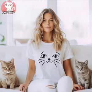 Cat Shirt Kitty Kitten T Shirt I Love Cats Funny Present Animal Lover T shirt