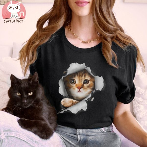 Cat Shirt, Orange Cat Tshirt