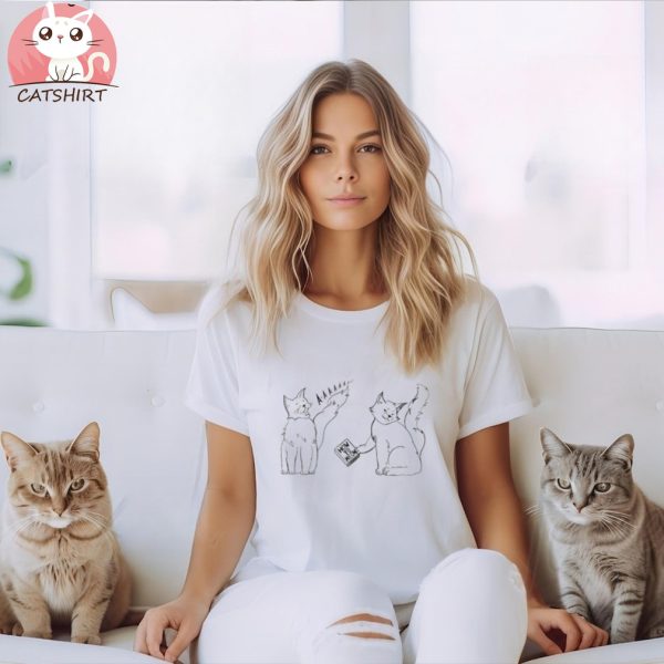 Cat T Shirt How to Meow, Cute Cat T Shirt, Cat Lover Gift, Funny Shirt For Women, Cat Gift, Funny Cat Shirt