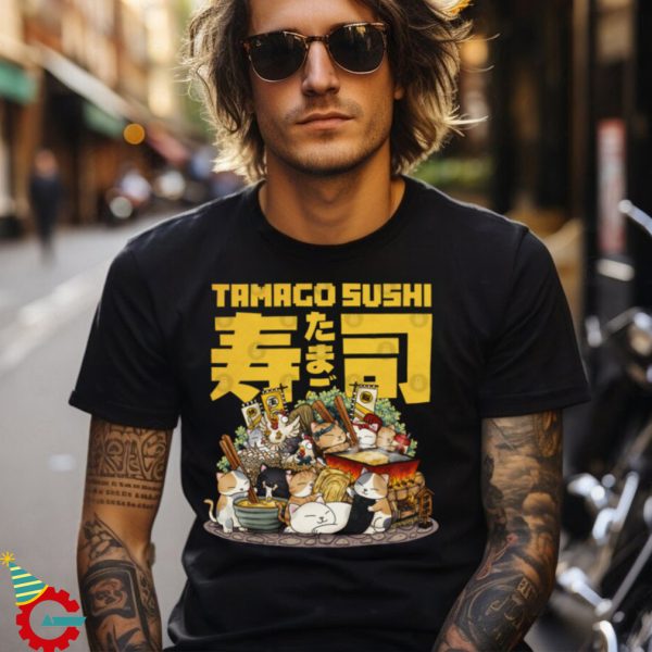 Cat Tamago Sushi Workshop T Shirts