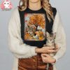 Cat Thanksgiving Pumpkin Autumn Halloween Cats Fall Leaves Shirt