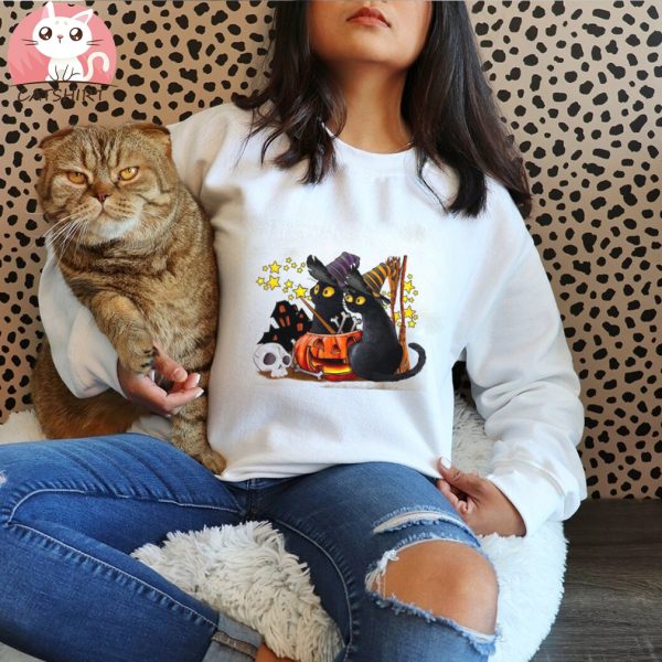 Cat halloween sweatshirt