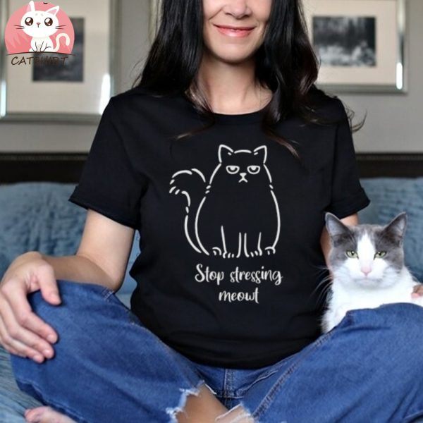 Cat t shirt, funny cat tshirt, minimalist cat shirt, unique cat tshirt, cat shirt women, cat lover gift, cat tshirt