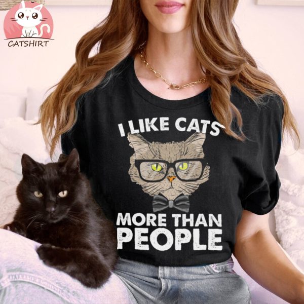 Cats Make Me Happy And Humans My Head H T shirt