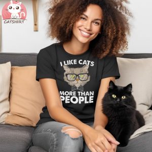 Cats Make Me Happy And Humans My Head H T shirt