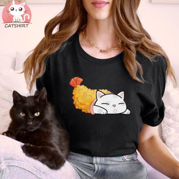 Chubby Cat Shrimp Tempura T Shirt