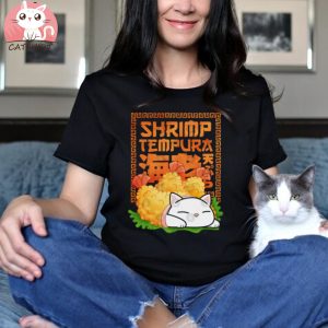 Chubby Cat Shrimp Tempura Tee Shirt