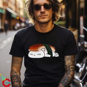 Chubby Cat Unagi Sushi T Shirt