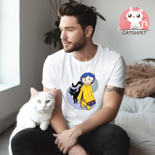 Coraline And Cat Happy Halloween Beeteeshop Trending Unisex T Shirt