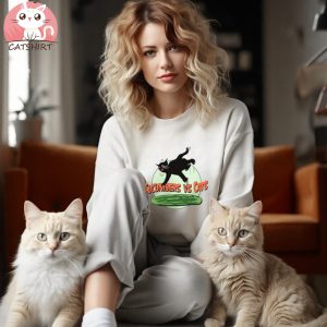 Cucumbers Vs Cats T shirt