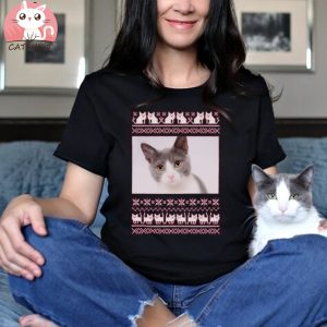 Custom Photo Cat Christmas Sweater