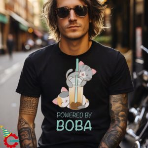 Cute Boba Cats Kawaii T Shirt