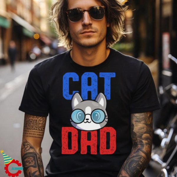 Cute Cat Dad Cat Daddy Shirt