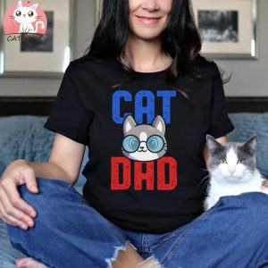 Cute Cat Dad Cat Daddy Shirt