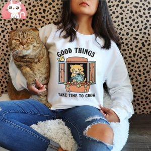 Cute Cat Graphic Tee Shirt