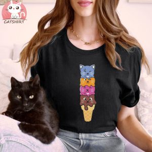 Cute Cat Ice Cream Shirt