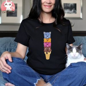 Cute Cat Ice Cream Shirt