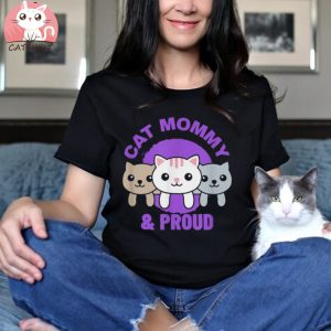 Cute Cat Mommy And Proud Shirt