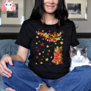 Cute Cat Paw Lover Autumn Fall Season Thanksgiving Outfit Shirt