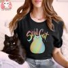 Cute Disney Pixar Soul Cat Gradient Portrait Shirt