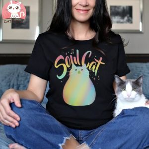 Cute Disney Pixar Soul Cat Gradient Portrait Shirt