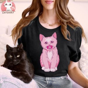 Cute Feline Cat Mom Lover Costume Kawaii Baby Pink Kitten Shirt