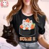 Cute Kawaii Cat with Sushi T Shirt