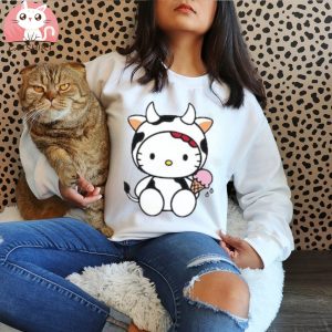 Cute Kitty Cow Ice Cream Shirt