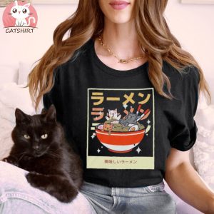 Cute Ramen Cats T Shirts