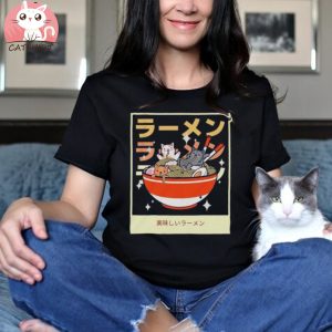 Cute Ramen Cats T Shirts