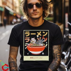 Cute Ramen Cats T Shirts