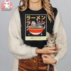 Cute Ramen Cats T Shirts