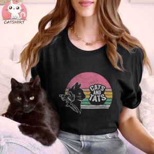 Cute Tattoo Artist Retro Cats And Tats Tattoo Lover T shirt