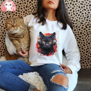 DJ Cat T Shirt Mixing Style and Comfort Shirt