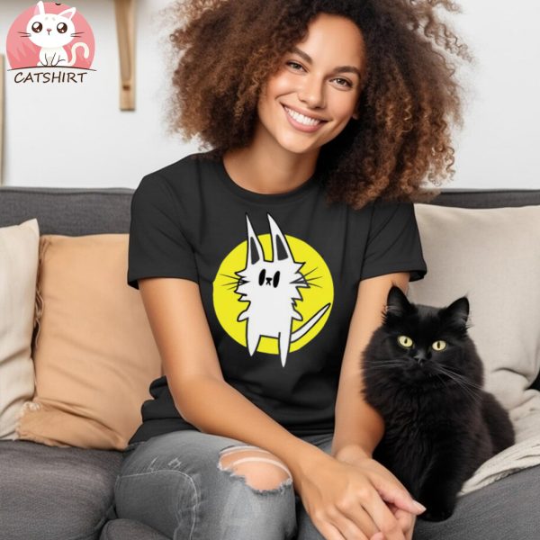 Dazzling Teleportation Cat Statement T shirt