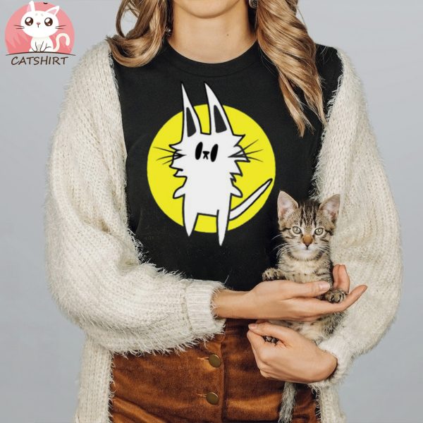 Dazzling Teleportation Cat Statement T shirt